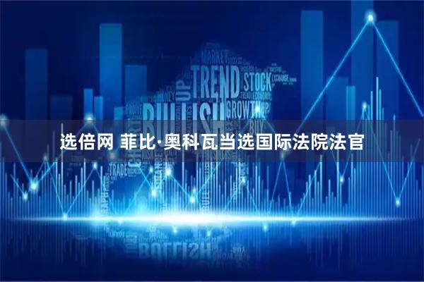 选倍网 菲比·奥科瓦当选国际法院法官
